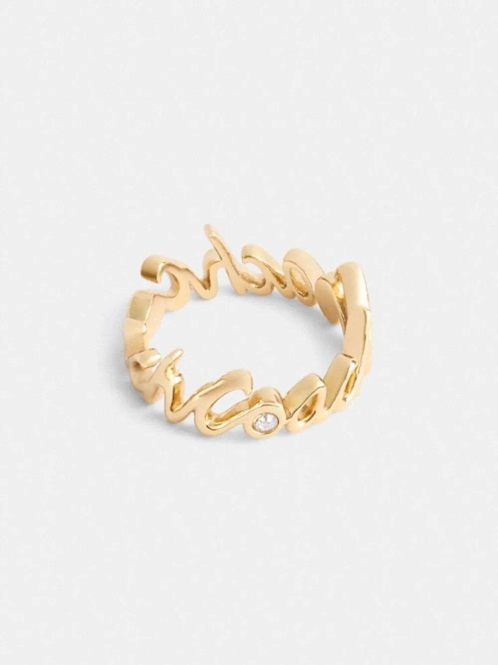 COACH SCRIPT RING - Picture 2 of 9